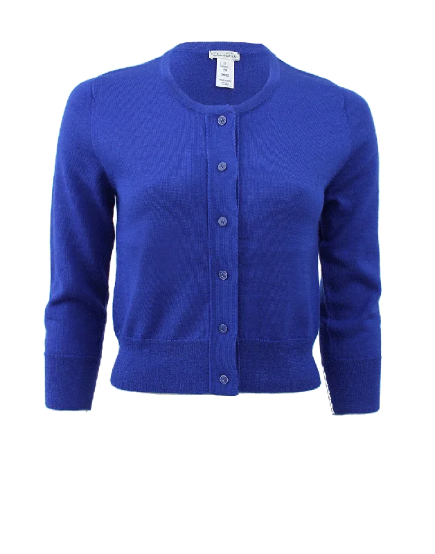 Classic Cropped Cardigan Sustainable Organic