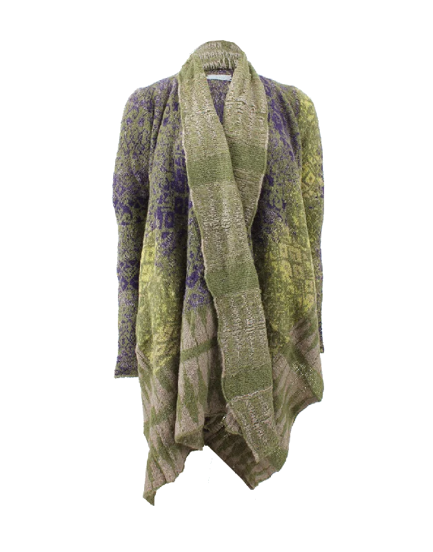 Serape Long Cardigan Edgy Women's Punk
