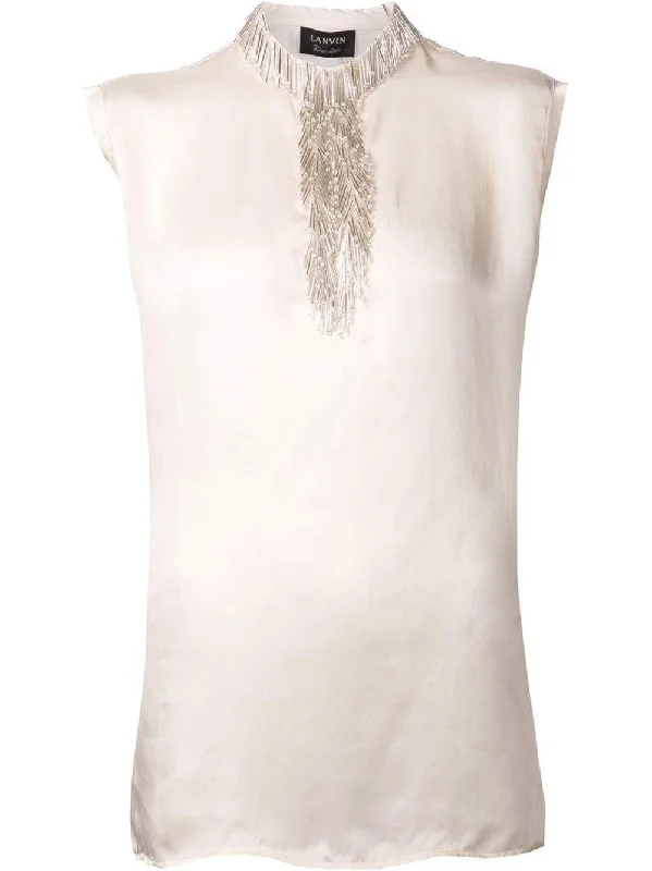 Bauble Neckline Top Cozy Women's Sherpa - lined