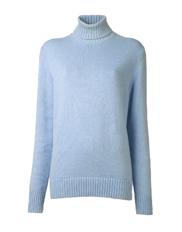 Cotton Cashmere Turtleneck