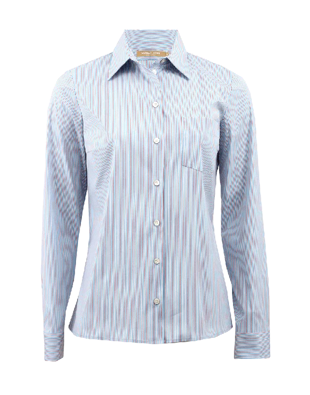 Classic Stripe Shirt With Pocket