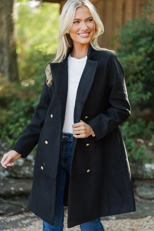 City Streets Black Coat