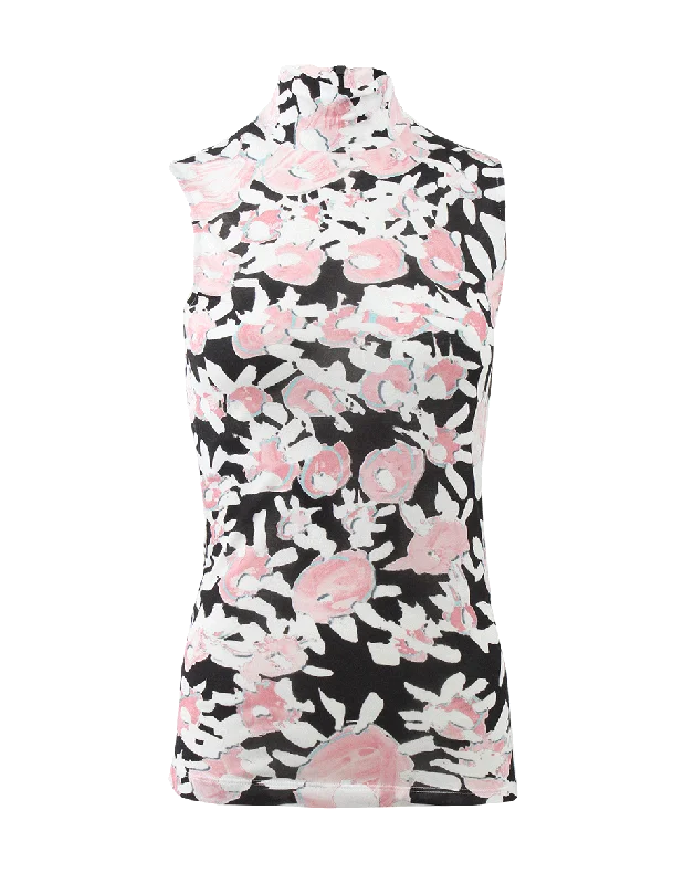 Printed Turtleneck Rugged Women's Outdoor 