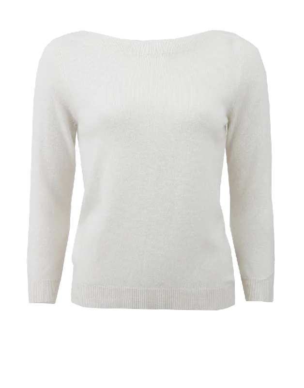 Boatneck Pullover Relaxed Women's 