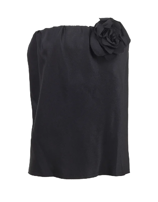 Floral Tube Top Refined Women's Hand - crafted