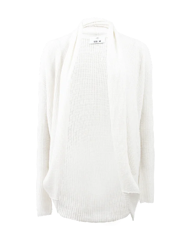 Ribbed Cocoon Cardigan purpose