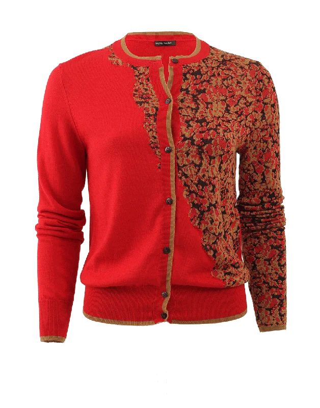 Floral Cardigan Refined Women's Classic 