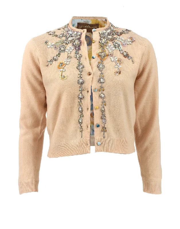 Beaded Scarlett Cardigan Vintage Women's 1970S 