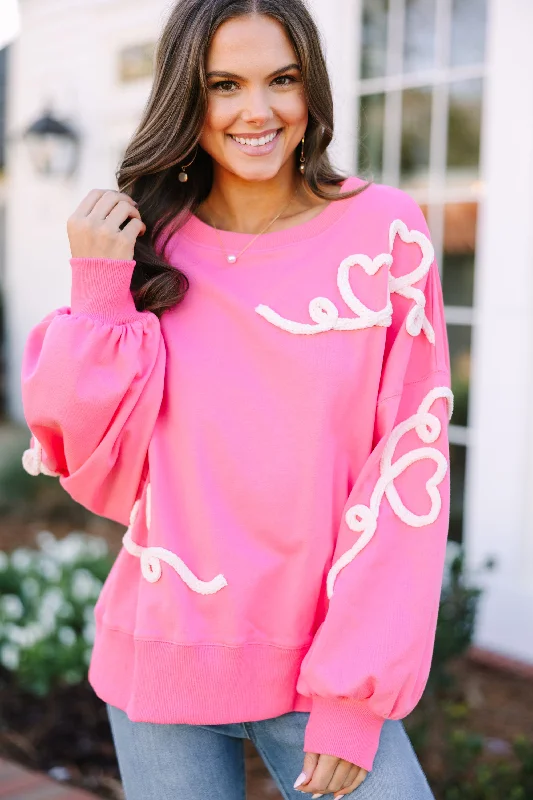 All Your Love Light Pink Pullover Australian Beach