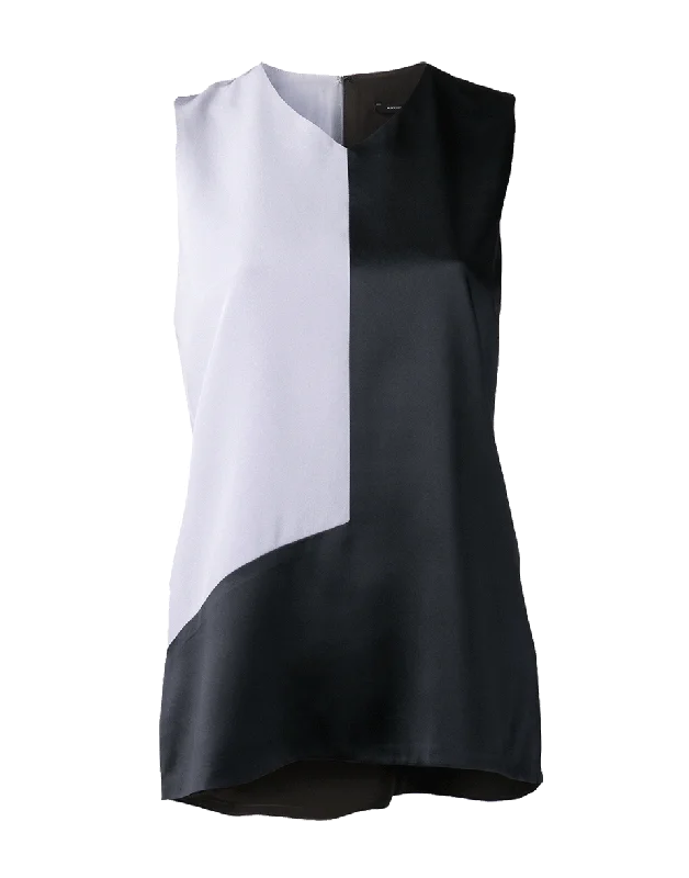 Bi-Color Shell Polished Women's Silk