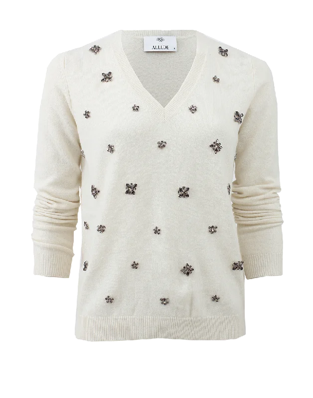 Embellished Pullover Artistic Women's Avant - 