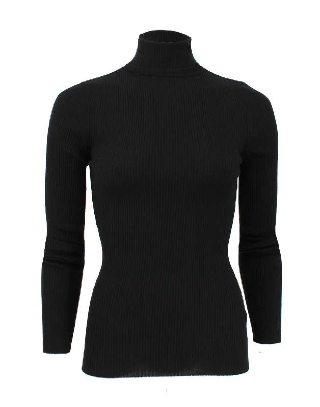 Merino Fine Rib Pullover Modern Women's Tech