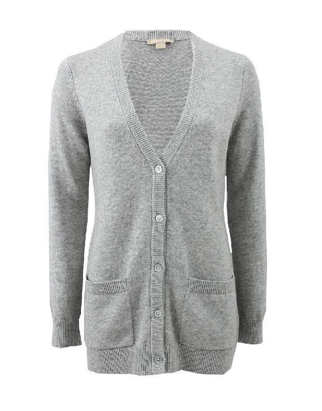 Cotton Cashmere Long Cardigan