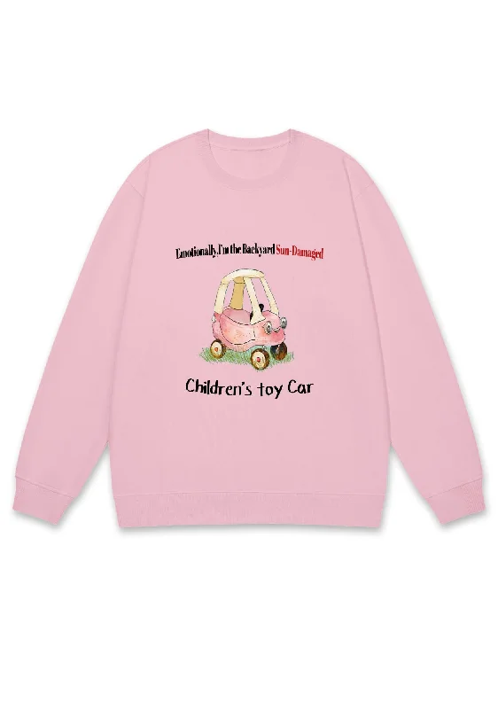 Children's Toy Car Y2K Sweatshirt