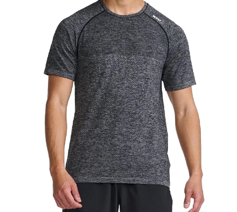 2XU Motion Tech Tee Men's T-Shirt (Grey Marie) Stylish Women's Neon