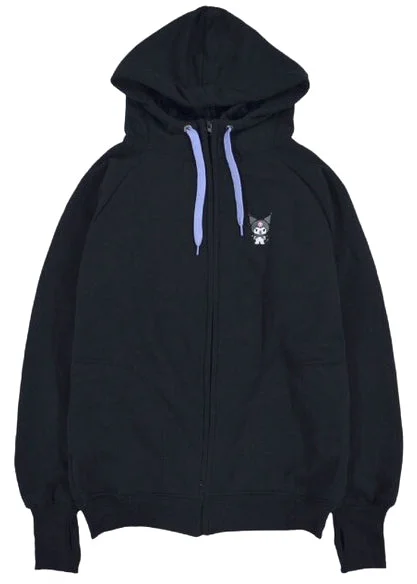 Sanrio Kuromi Sherpa Zip Up Hoodie Sustainable Organic