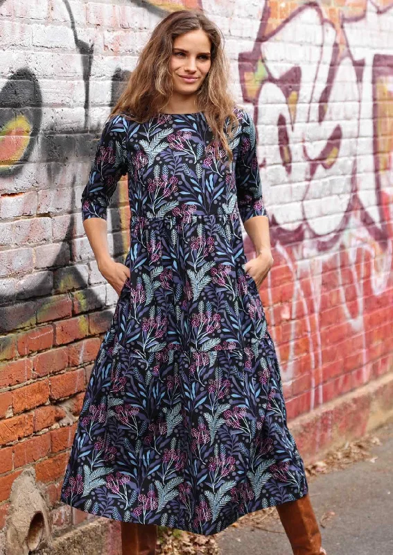 Olivia Dress Obsidian Edgy Women's Punk