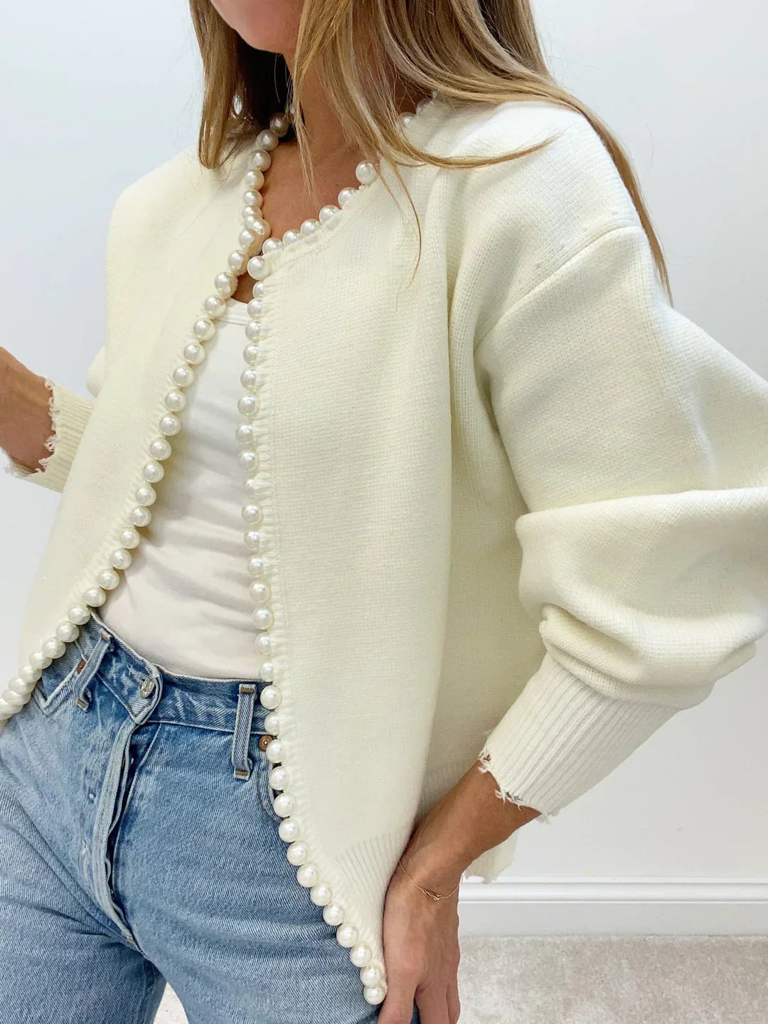 Kalina | Chic Pearl Cardigan Luxurious Women's High -  end