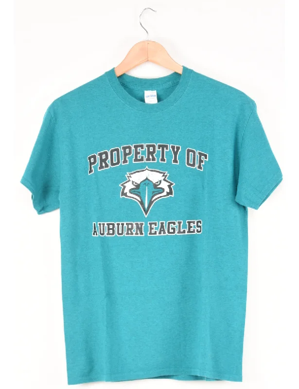 Gildan Property Of Auburn Eagles Printed T-shirt - M Elegant Women's 
