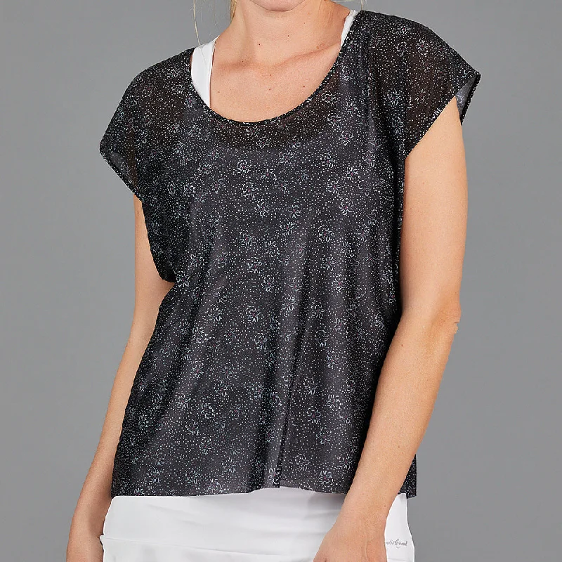 Jade Mesh Layer Tee (print) Sharp Women's Italian