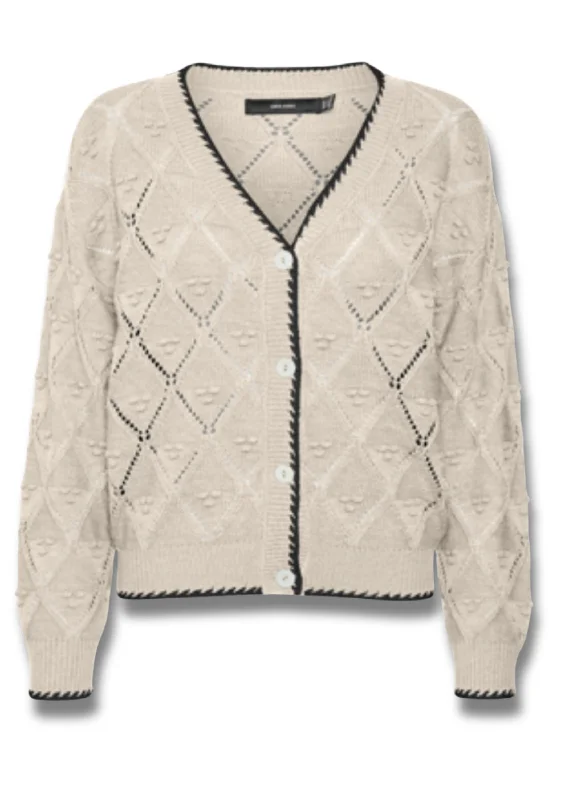 Julian Crochet Cardigan Cashmere