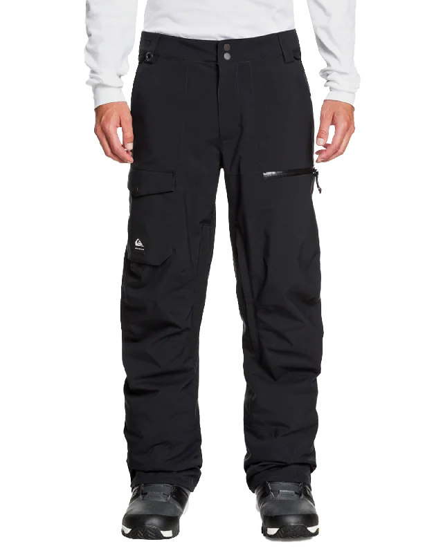 Quiksilver Men's Utility Shell Snow Pants - True Black