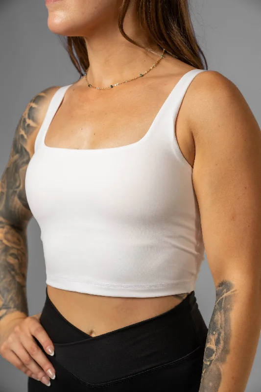 Sculpt Square Neck Tank Modern Women's Tech