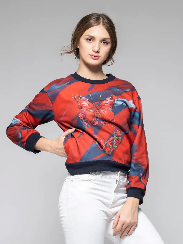 Retro Sweatshirt Elegant Women's Formal 