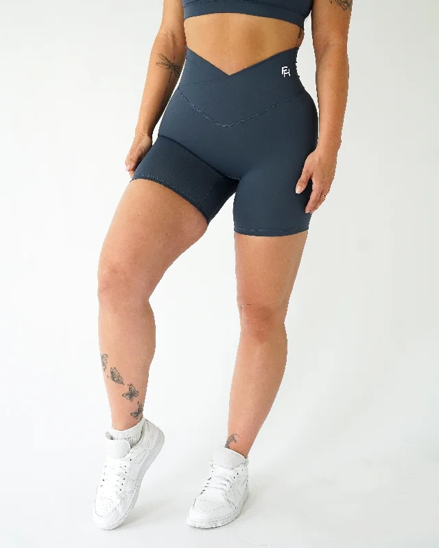Impact V-Waist Biker Shorts 6” - Stone performance