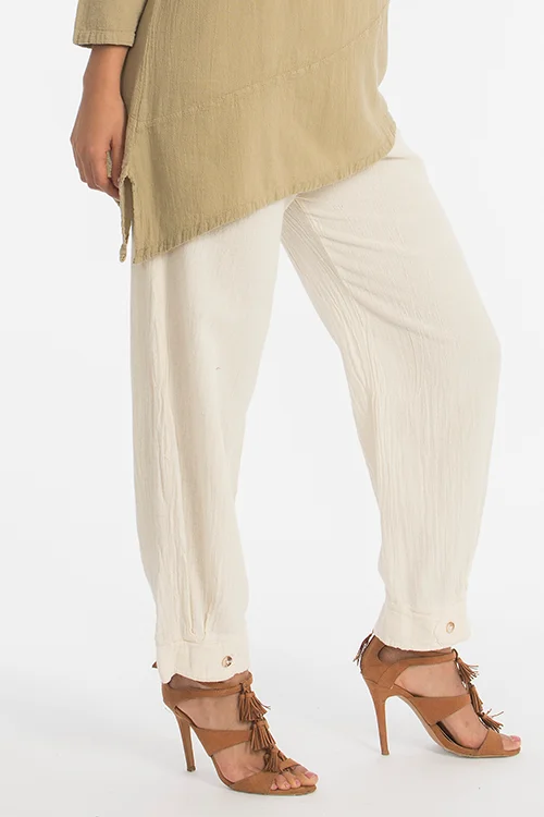 Dean Tapered Cuff Pants Preppy Women's College