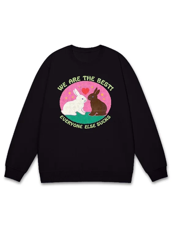 We Are The Best Rabbits Y2K Sweatshirt