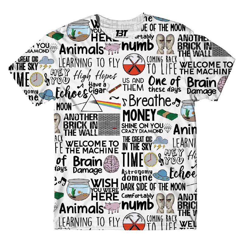 Pink Floyd AOP T-shirt - On Sale (Chest size 38 IN) Bold Women's Statement