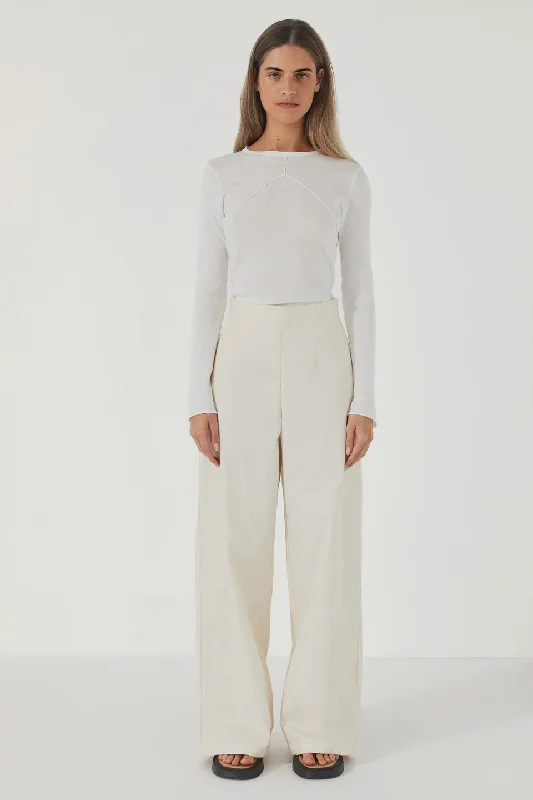 Stone Organic Cotton Pant Confident Women's High - fashion