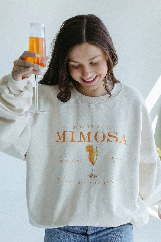 Mimosa Sweatshirt In Ivory Preppy Women's College