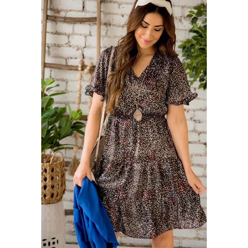 Burst of Color Dress Bohemian Women's Free