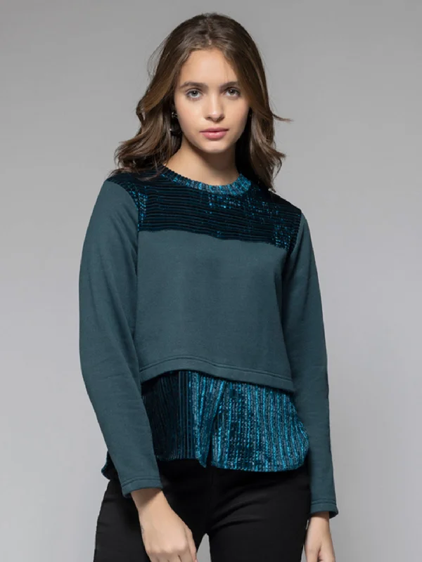 Sandrine Sweatshirt Refined Women's Hand - crafted