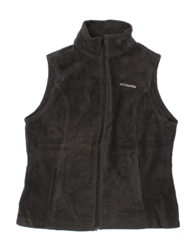 COLUMBIA Womens Fleece Gilet UK 16 Large Black Polyester Dynamic Women's High - energy COLUMBIA Womens Fleece Gilet UK 16 Large Black Polyester Dynamic Women's High - energy