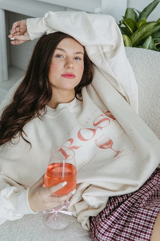 Rose Sweatshirt In Ivory European