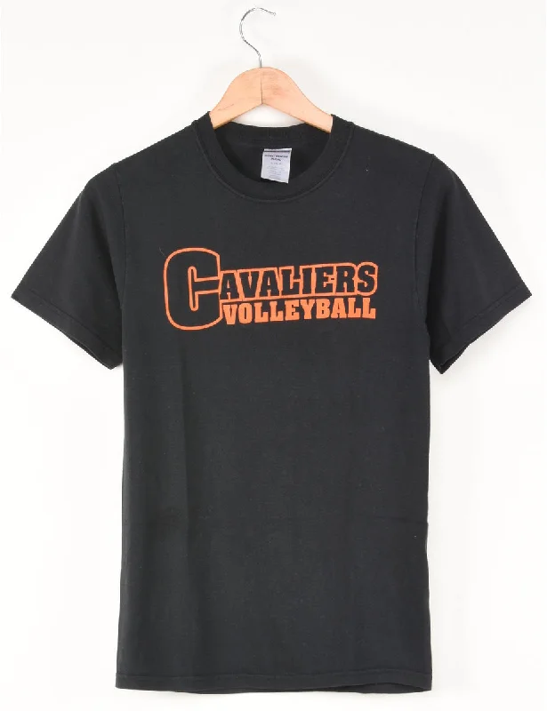 Jerzees Cavaliers Volleyball Printed T-shirt - S Sporty Women's Athleisure 