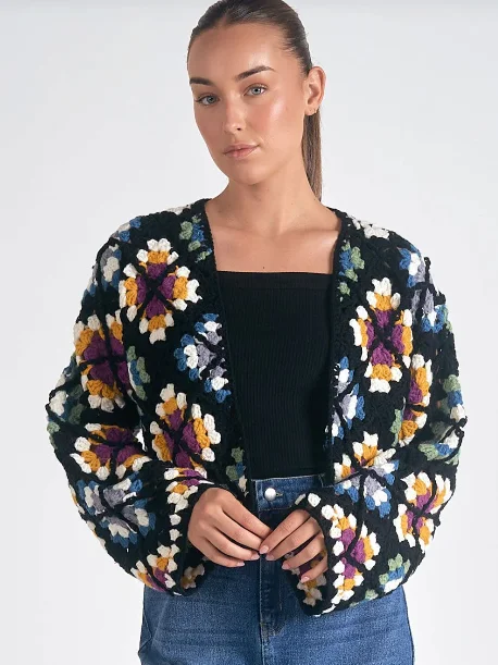 Theresa Cardigan CROCHET Modern Women's Tech
