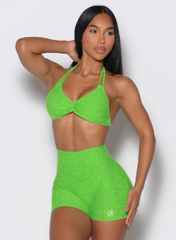Butterfly Sports Bra Stylish Women's Neon