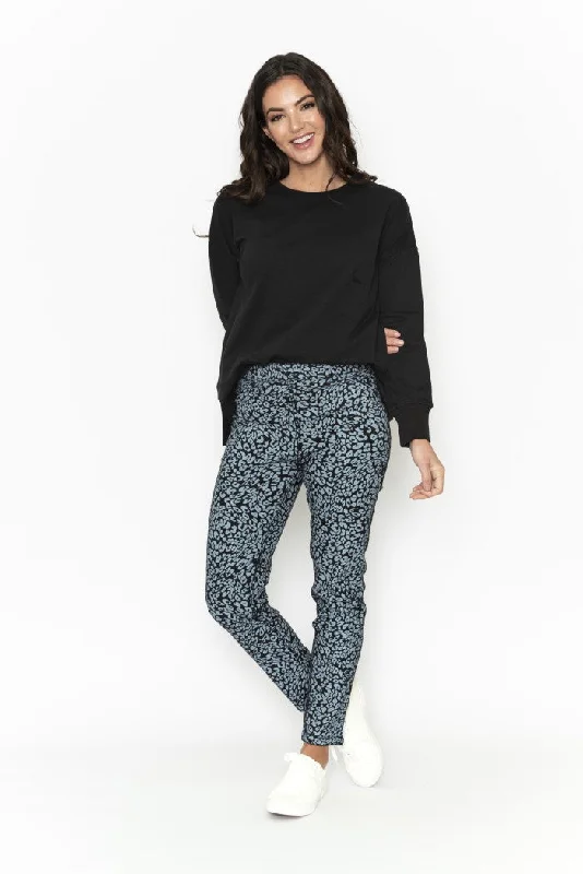 Orientique Reversible Cotton Stretch Jeans Streetwear Style for 