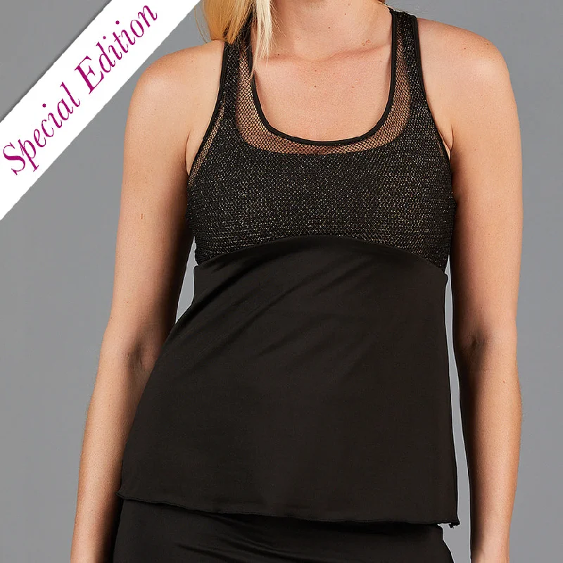 Jade Layered Strap Top (black) Modern Women's 