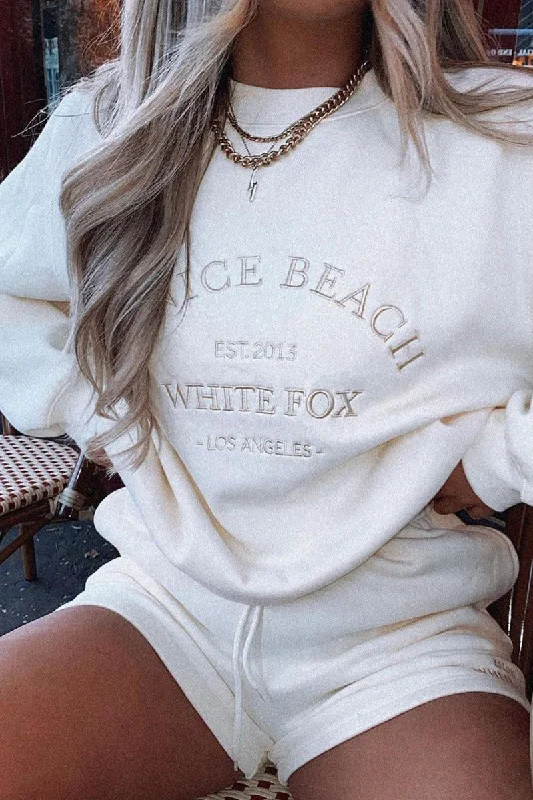 Fashion Casual Letter O Neck Tops Sporty Women's Tennis