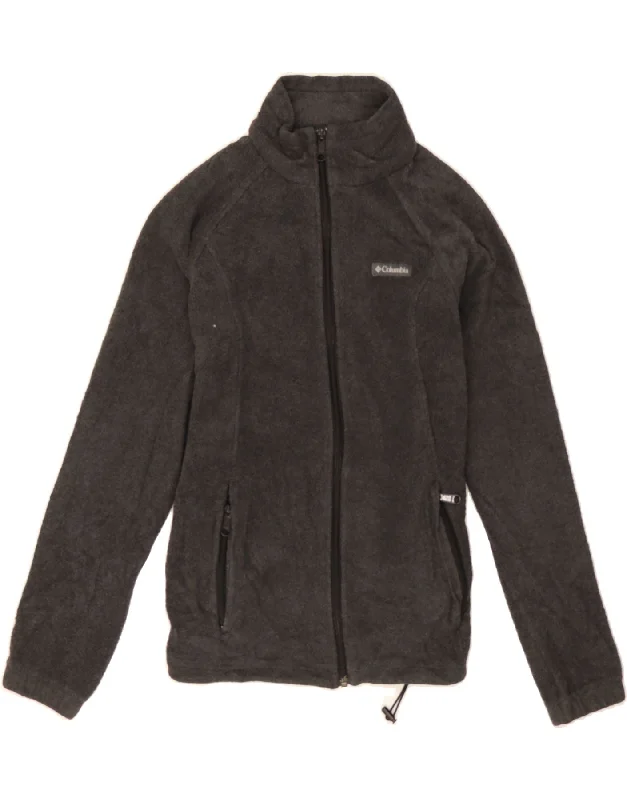 COLUMBIA Womens Fleece Jacket UK 16 Large Grey Polyester Bold Women's Statement