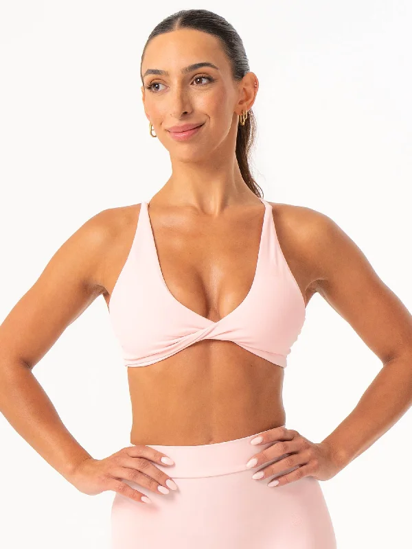 NKD Twist Sports Bra - Pink Musk garde