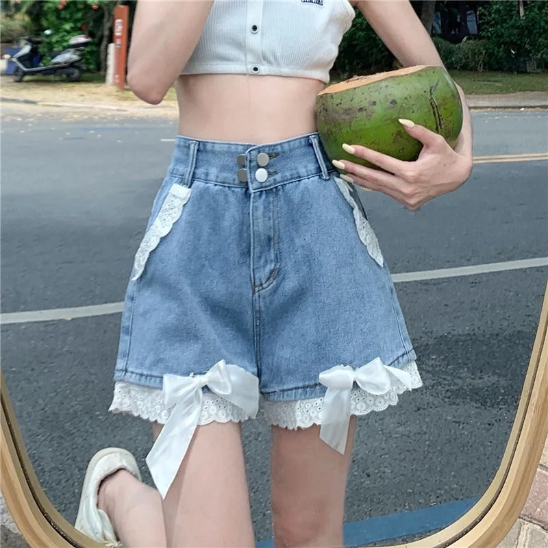 Sweet denim shorts     S352