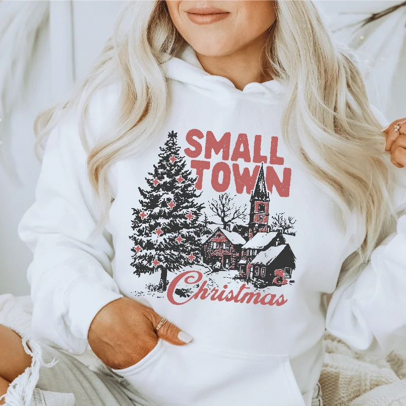 Small Town Christmas Crewneck Sweatshirt Holiday Season Hoodie *UNISEX FIT* purpose