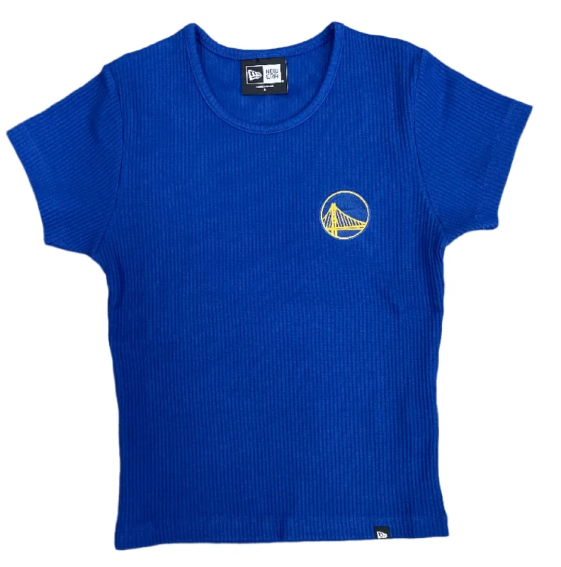 New Era Women's Golden State Warriors Cropped T-Shirt Refined Women's Hand - crafted New Era Women's Golden State Warriors Cropped T-Shirt Refined Women's Hand - crafted