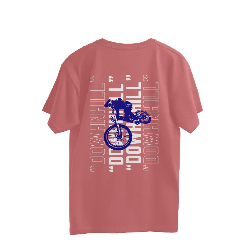 Sport Canvas Downhill Oversized Unisex T-Shirts Geometric